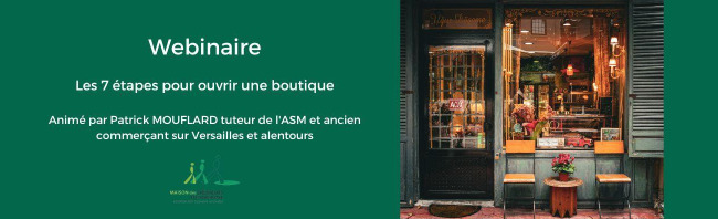 Webinaire ouverture boutique